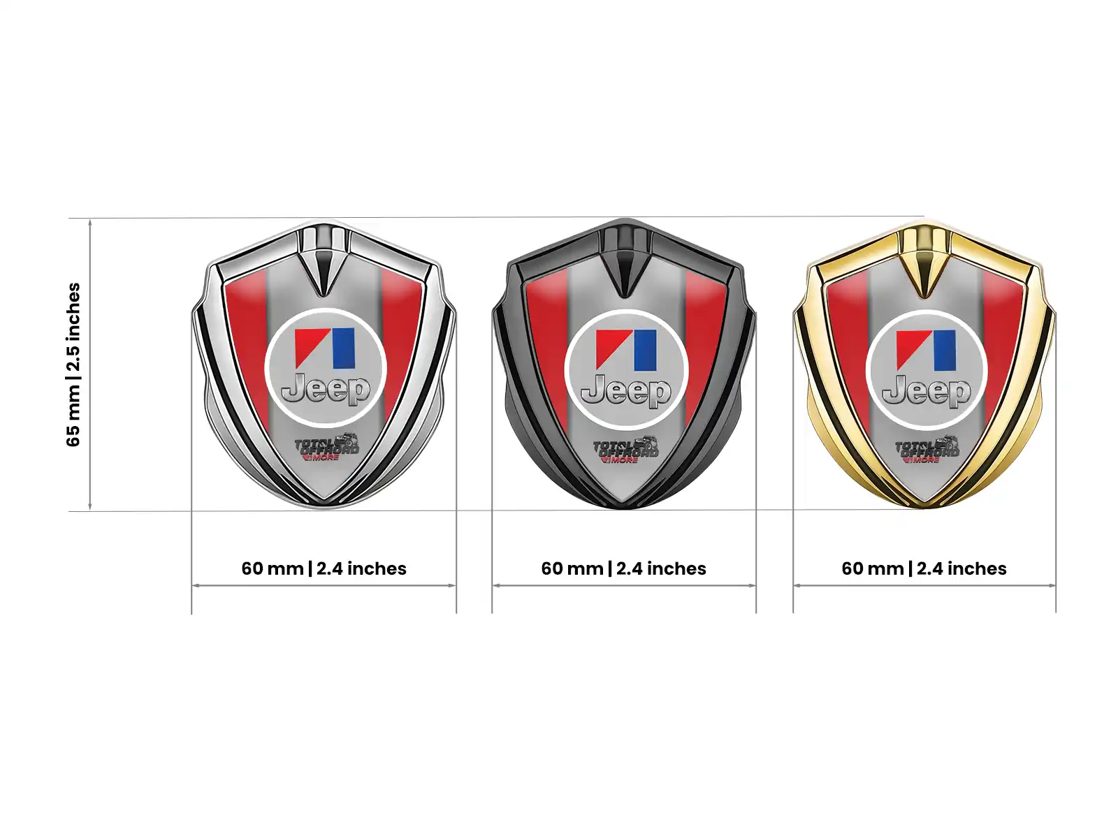 Jeep Cupolato Emblema Badge Disegno Max Robusto